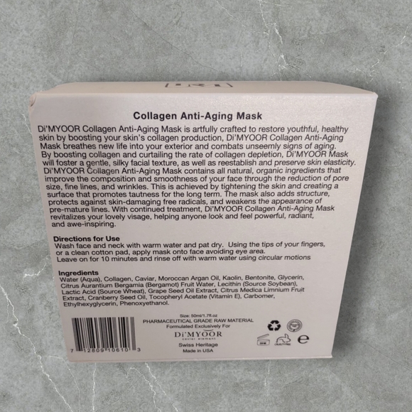 NIB Di'MYOOR Caviar Element Collagen Anti-Aging Mask - Picture 3 of 3
